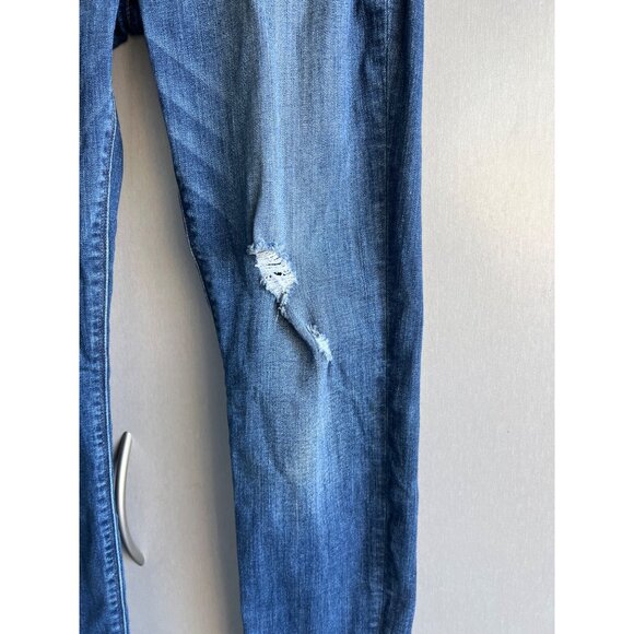 Hudson Jeans Womens Size 28 Krista Stretch Medium Wash Distressed - Picture 5 of 14